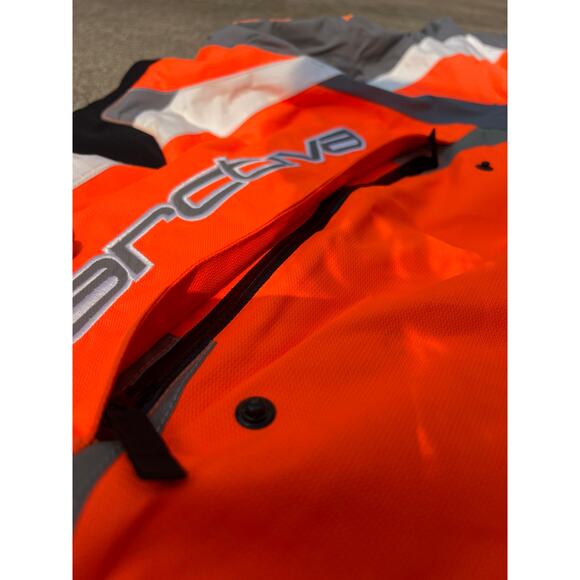 Arctiva Jacket Men Size Medium Multi-Orange Comp 7 RR Compatible Shell Outerwear - Picture 10 of 12